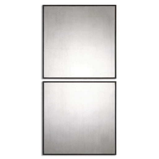 Uttermost's Matty Antiqued Square Mirrors, S/2
