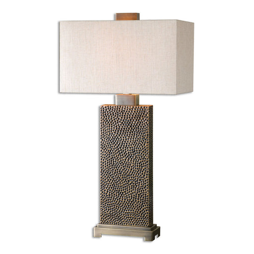 Uttermost's Canfield Coffee Bronze Table Lamp Designed by Carolyn Kinder