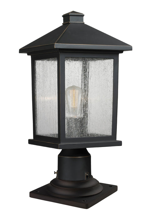Portland 1 Light Outdoor Pier Mount Light in Oil Rubbed Bronze (533PM Mount - incl.)