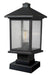 Portland 1 Light Outdoor Pier Mount Light in Oil Rubbed Bronze (SQPM Mount - incl.)