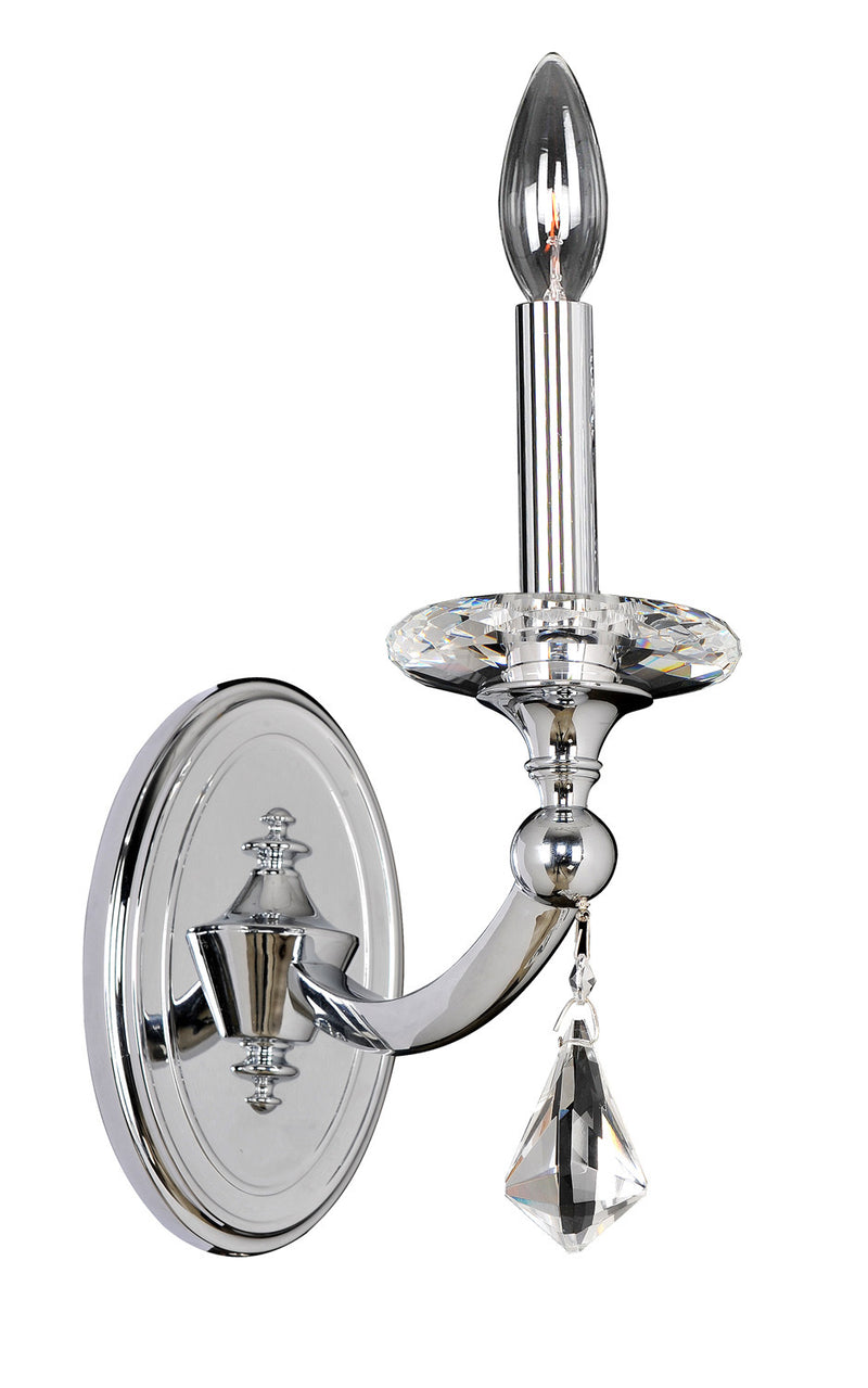 Floridia 1 Light Wall Bracket in Chrome - Lamps Expo
