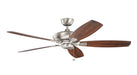 Canfield 60 Inch Canfield XL Fan in Brushed Nickel
