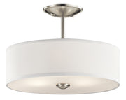 Shailene Semi Flush 1-Light in Brushed Nickel