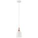 Danika Mini Pendant 1-Light in White