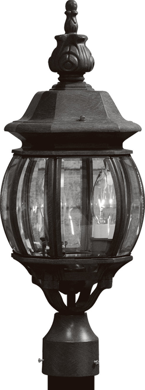 Classico Outdoor Post In Black
