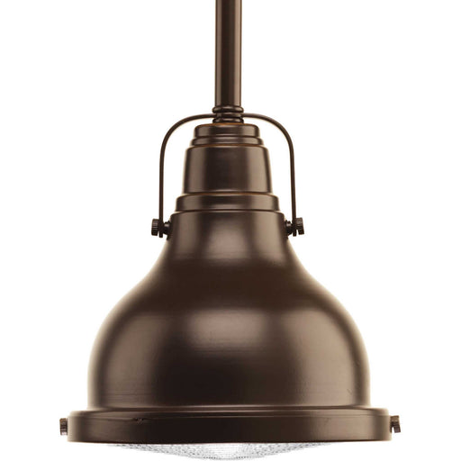 Fresnel Lens 1-Light LED Pendant in Oil Rubbed Bronze