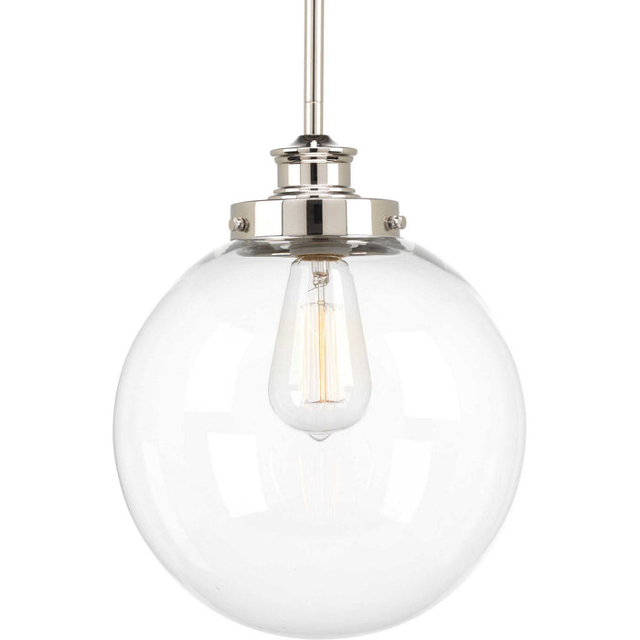 Penn 1-Light Pendant in Polished Nickel