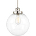 Penn 1-Light Pendant in Polished Nickel