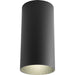 LED Outdoor Flush Mount Cylinder in Black