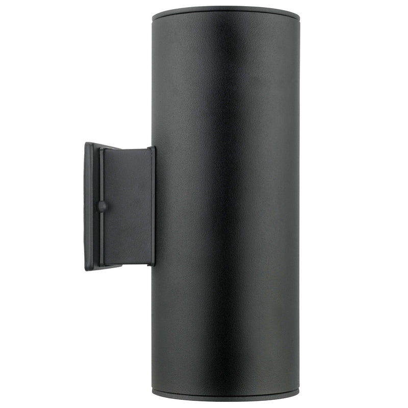 Ascoli 2x75W Outdoor Wall Light With Black Finish & Clear Glass