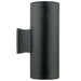 Ascoli 2x75W Outdoor Wall Light With Black Finish & Clear Glass