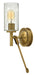 Collier Single Light Sconce in Heritage Brass