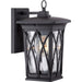 Grover 1-Light Outdoor Lantern in Mystic Black