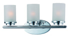 Corona 3-Light Bath Sconce in Polished Chrome