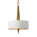 Uttermost's Obeliska 3 Light Gold Chandelier Designed by Carolyn Kinder