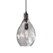 Uttermost's Campester 1 Light Watered Glass Mini Pendant Designed by Carolyn Kinder