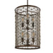 Colorado Springs 6-Light Hall Chandelier in Chestnut Bronze - Lamps Expo