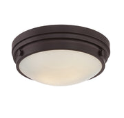 Lucerne 2-Light Flush Mount in English Bronze