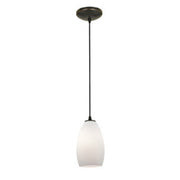 Champagne 1-Light Pendant in Oil Rubbed Bronze Finish