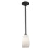 Champagne 1-Light Pendant in Oil Rubbed Bronze Finish