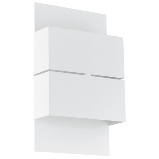 Kibea 2x2.5 LED Outdoor Wall Light With White Finish