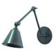 Library Adjustable LED Lamp in Oil Rubbed Bronze