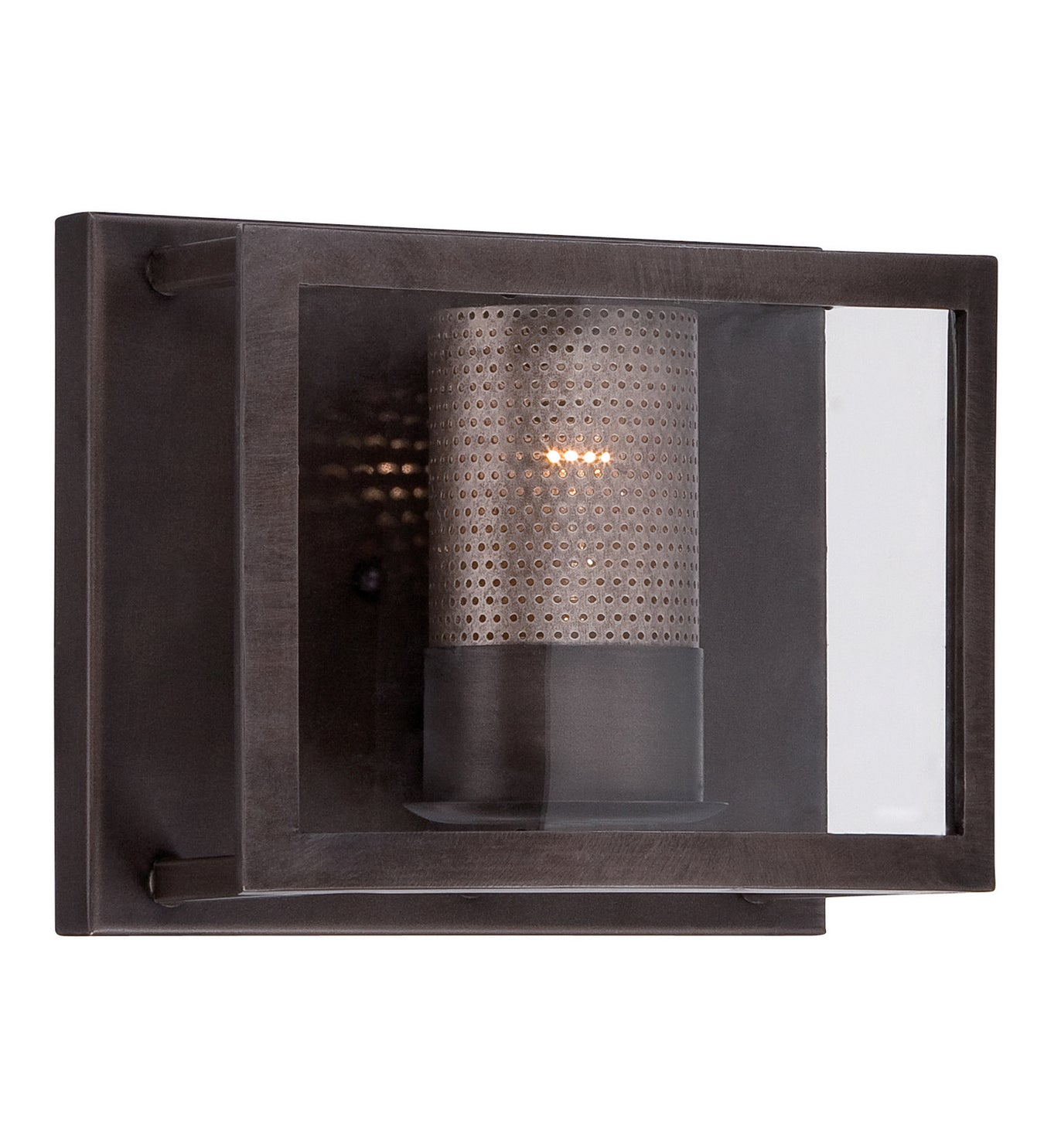 Jackson 1-Light Bath Fixture in Rustic Bronze - Lamps Expo