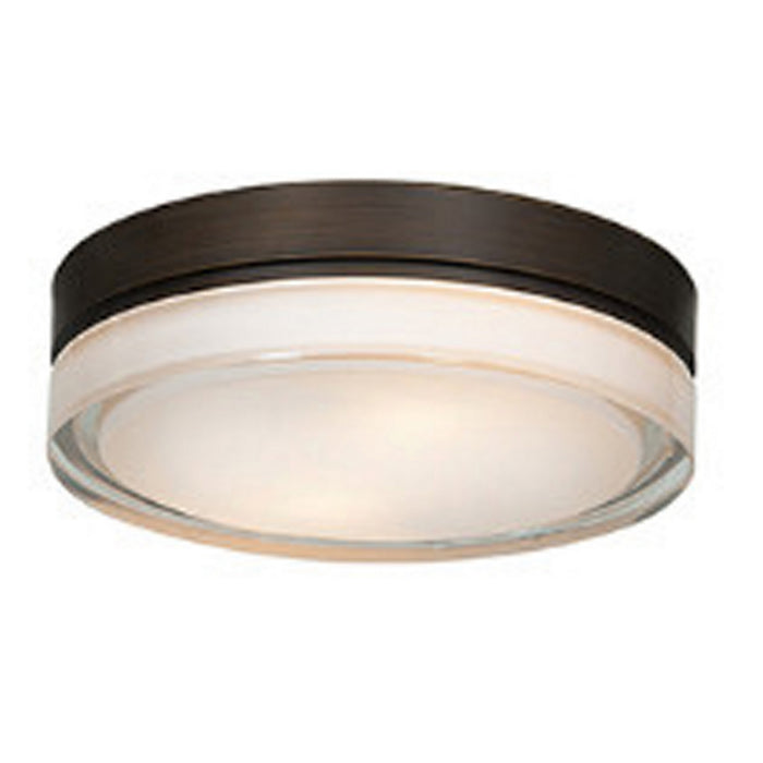 Solid (s) Dimmable LED Flush Mount in Bronze Finish - Lamps Expo