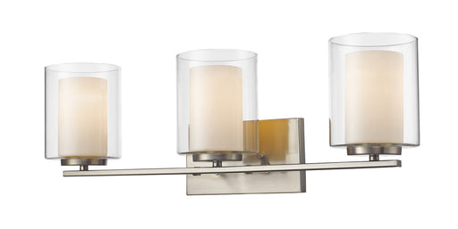 Willow 3 Light Vanity in Brushed Nickel