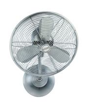Bellows I Hard-Wired Wall Fans in Brushed Polished Nickel, Wall Control
