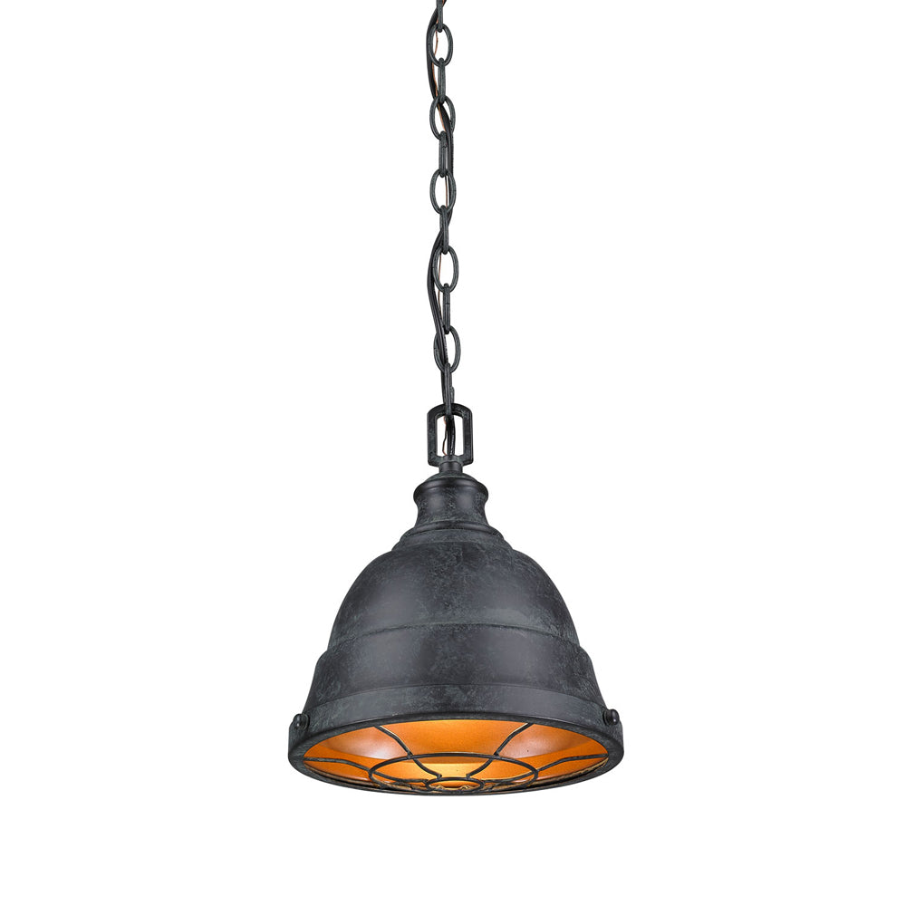 Bartlett Mini Pendant (Convertible) in Black Patina