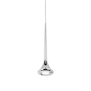 Bach Down Pendant in Chrome