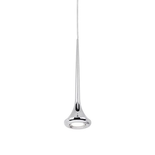 Bach Down Pendant in Chrome