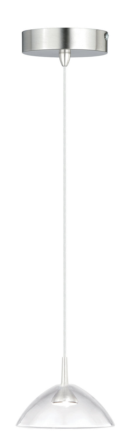 Swell LED Mini Pendant in Satin Nickel - Lamps Expo