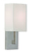 Hollborn 1 Light Wall Sconce in Brushed Nickel