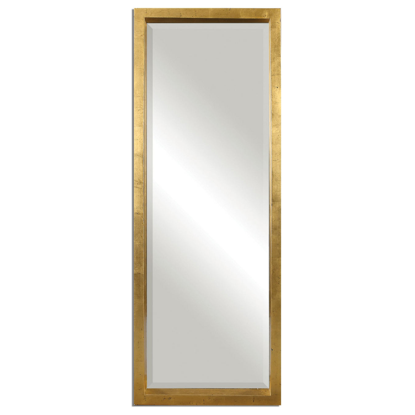 Uttermost's Edmonton Gold Leaner Mirror Designed by Grace Feyock