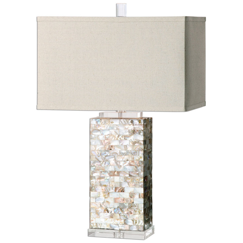 Uttermost's Aden Capiz Shell Lamp Designed by Billy Moon