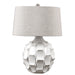 Uttermost's Guerina Scalloped White Lamp Designed by Jim Parsons