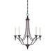 Herndon 5-Light Chandelier in English Bronze