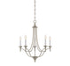 Herndon 5-Light Chandelier in Satin Nickel