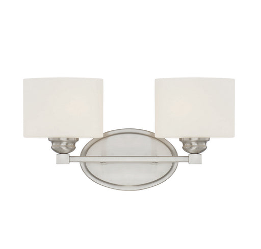 Kane 2-Light Bath Vanity in Satin Nickel