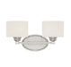 Kane 2-Light Bath Vanity in Satin Nickel