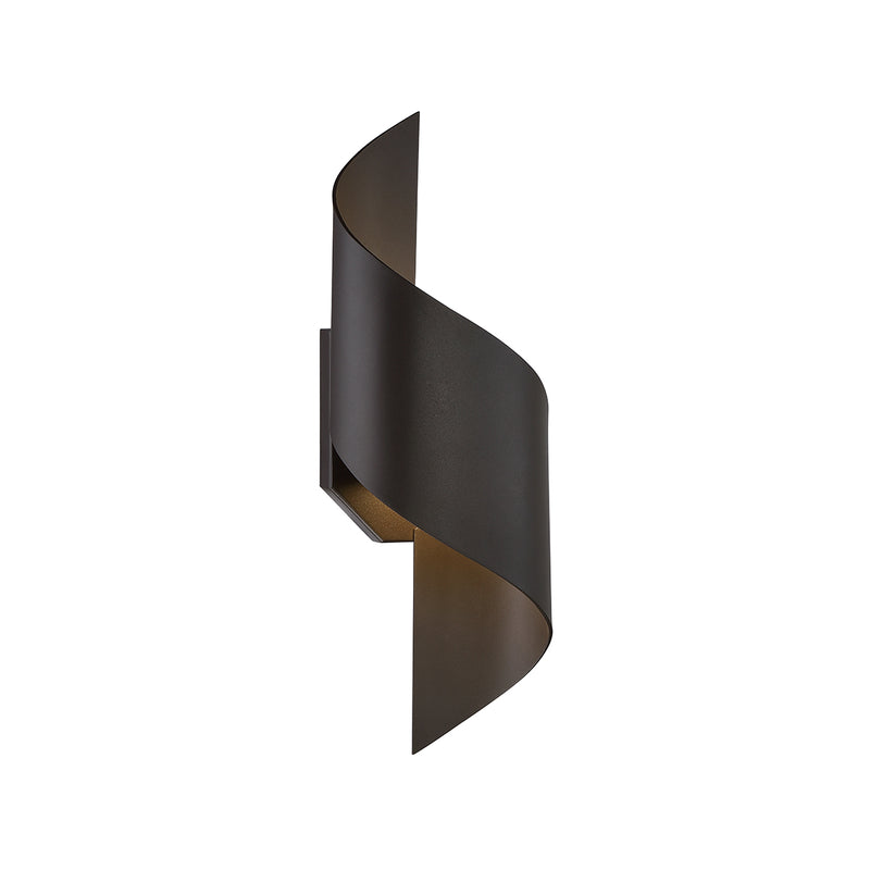 Helix Outdoor Wall Light in Bronze - Lamps Expo