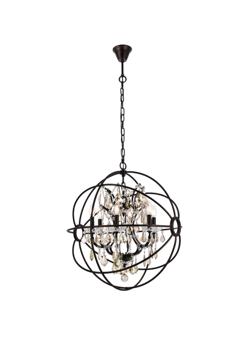Geneva 6-Light Chandelier - Lamps Expo