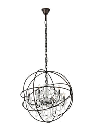 Geneva 6-Light Chandelier - Lamps Expo