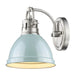 Duncan 1-Light Bath Vanity in Pewter - Lamps Expo