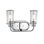 Braelyn Bath Sconce 2-Light in Chrome