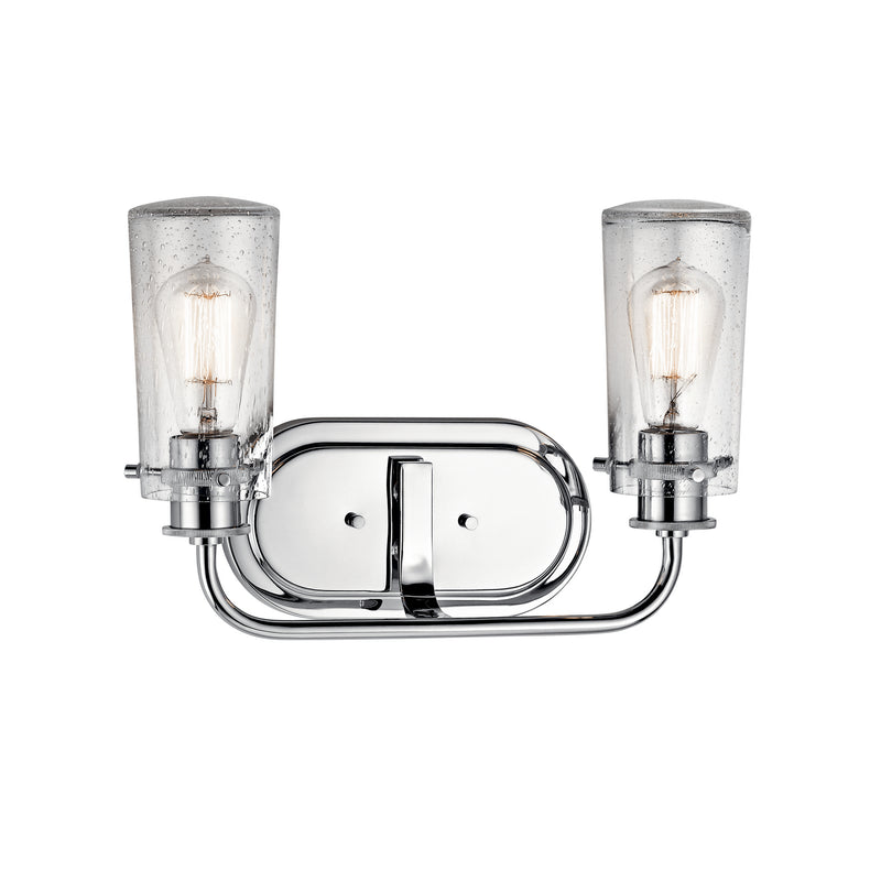 Braelyn Bath Sconce 2-Light in Chrome