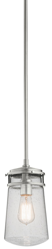 Lyndon Outdoor Pendant 1-Light in Brushed Aluminum