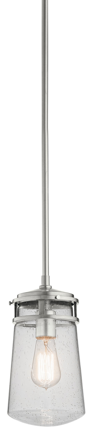 Lyndon Outdoor Pendant 1-Light in Brushed Aluminum